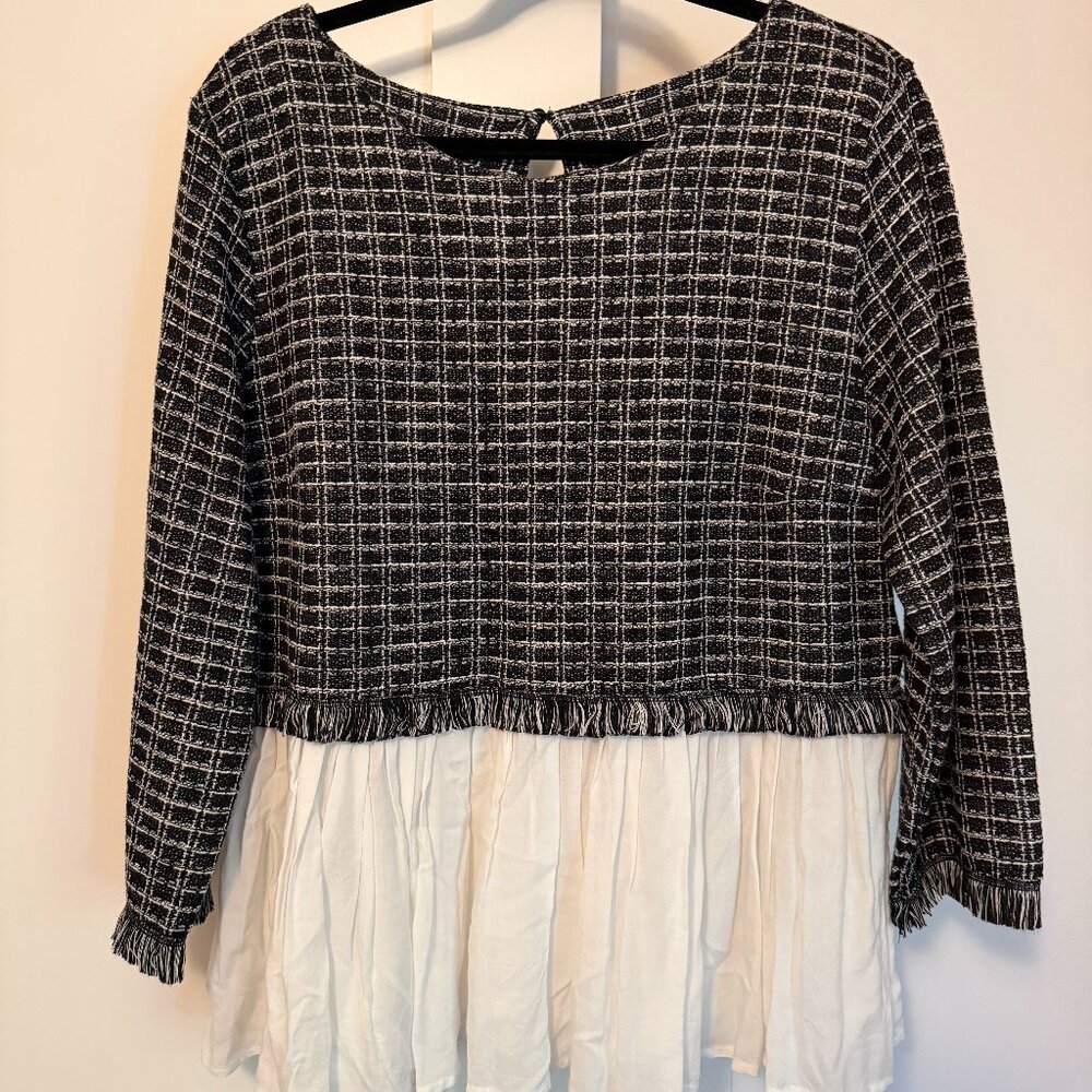 Mixed Media Top | Maeve